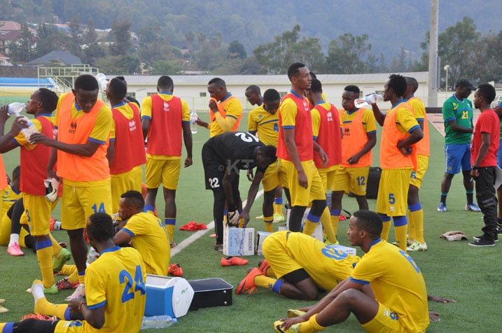 Amavubi yari amaze iminsi akorera imyitozo kuri Stade ya Kigali i Nyamirambo