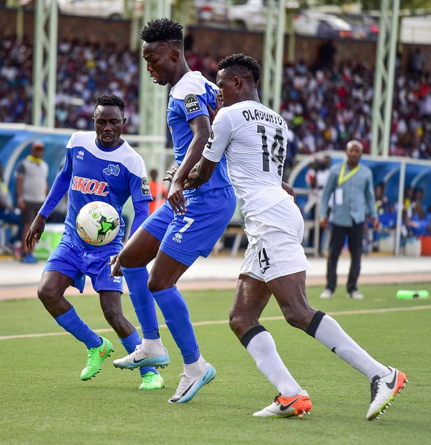 Bimenyimana Bonfils Caleb watsinze igitego mu mukino ubanza, ni nawe watsinze igitego muri Nigeria