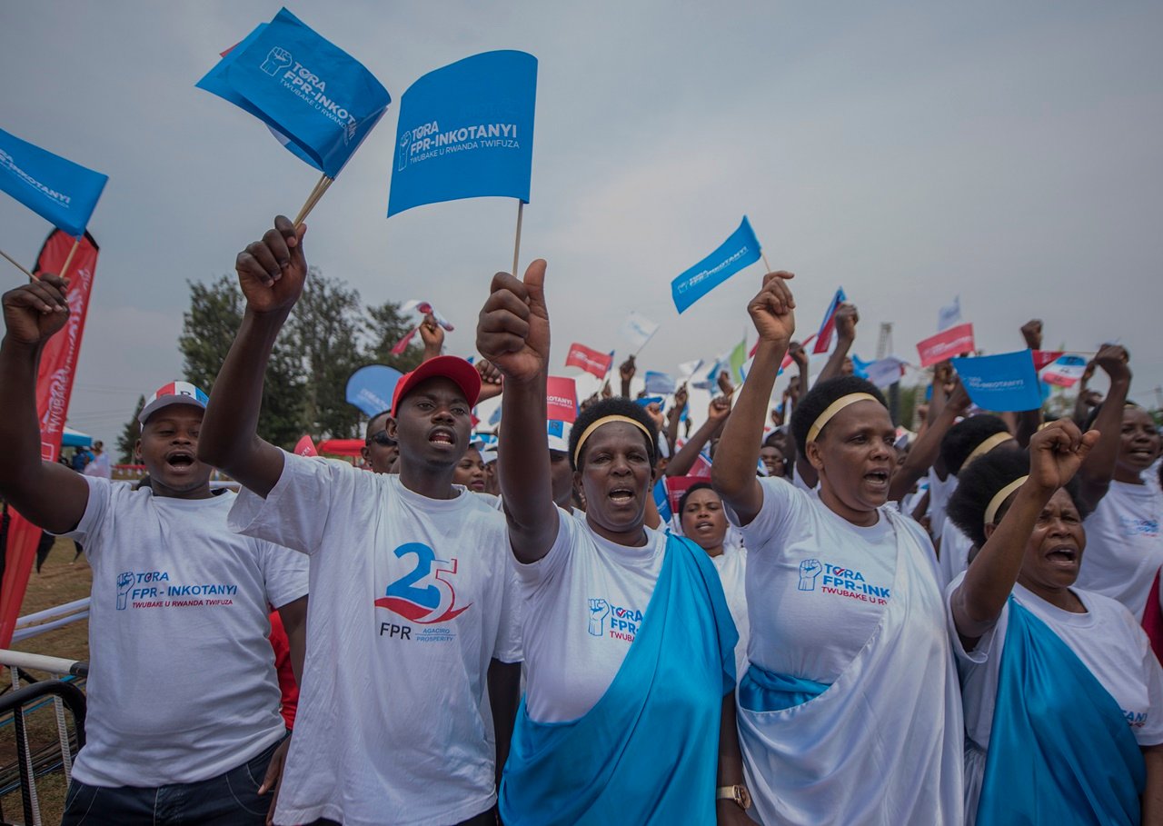 Abashyigikiye FPR-Inkotanyi batangiye kubyina intsinzi