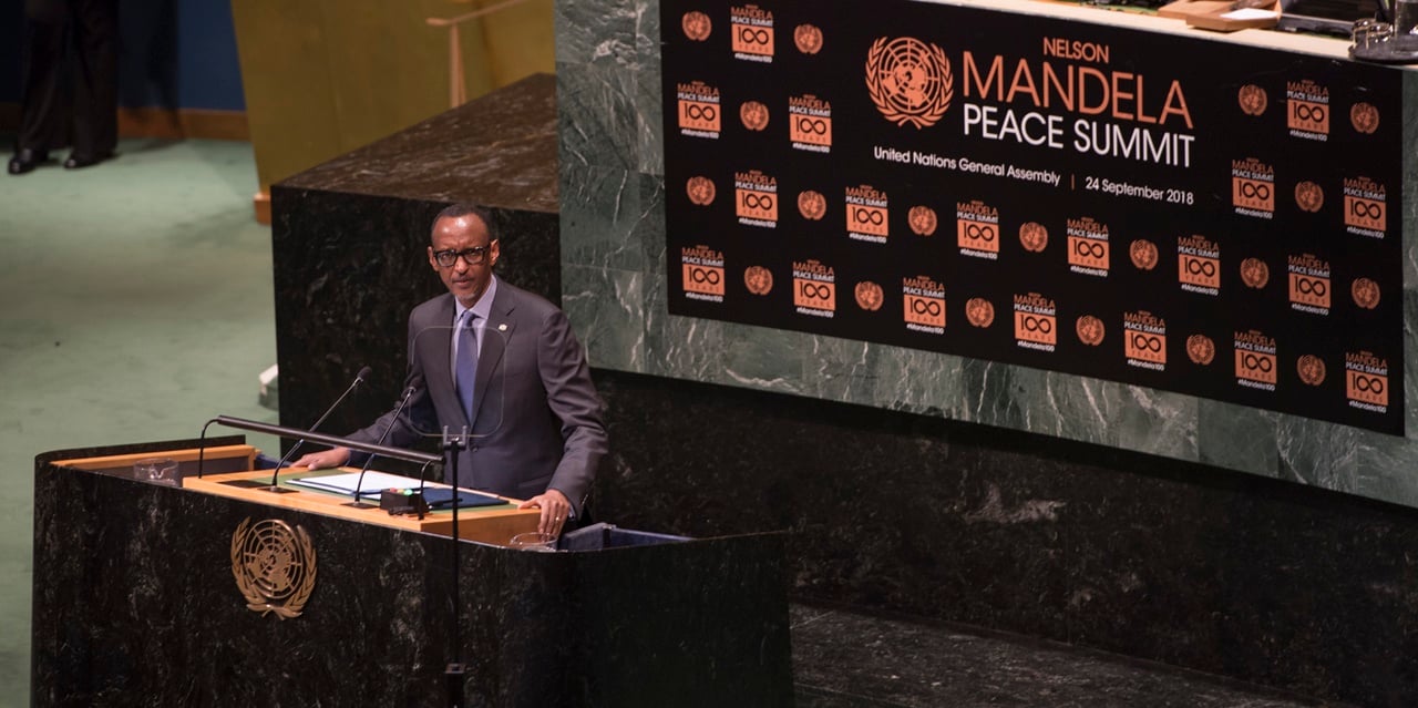Perezida Kagame yavuze ko Nelson Mandela amufata nk'ikitegererezo cy'ubwiyunge
