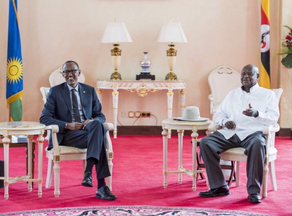 Perezida Kagame yakiriwe na Museveni