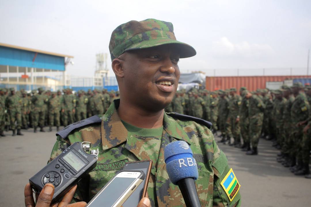 Umuvugizi w'Ingabo z'igihugu Lt Col Munyengango Innocent