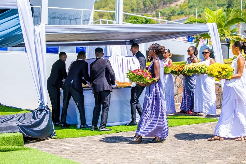 Hanashyinguwe imibiri yabonetse