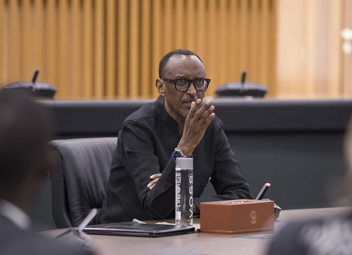 Perezida Kagame mu kiganiro n'abanyamakuru