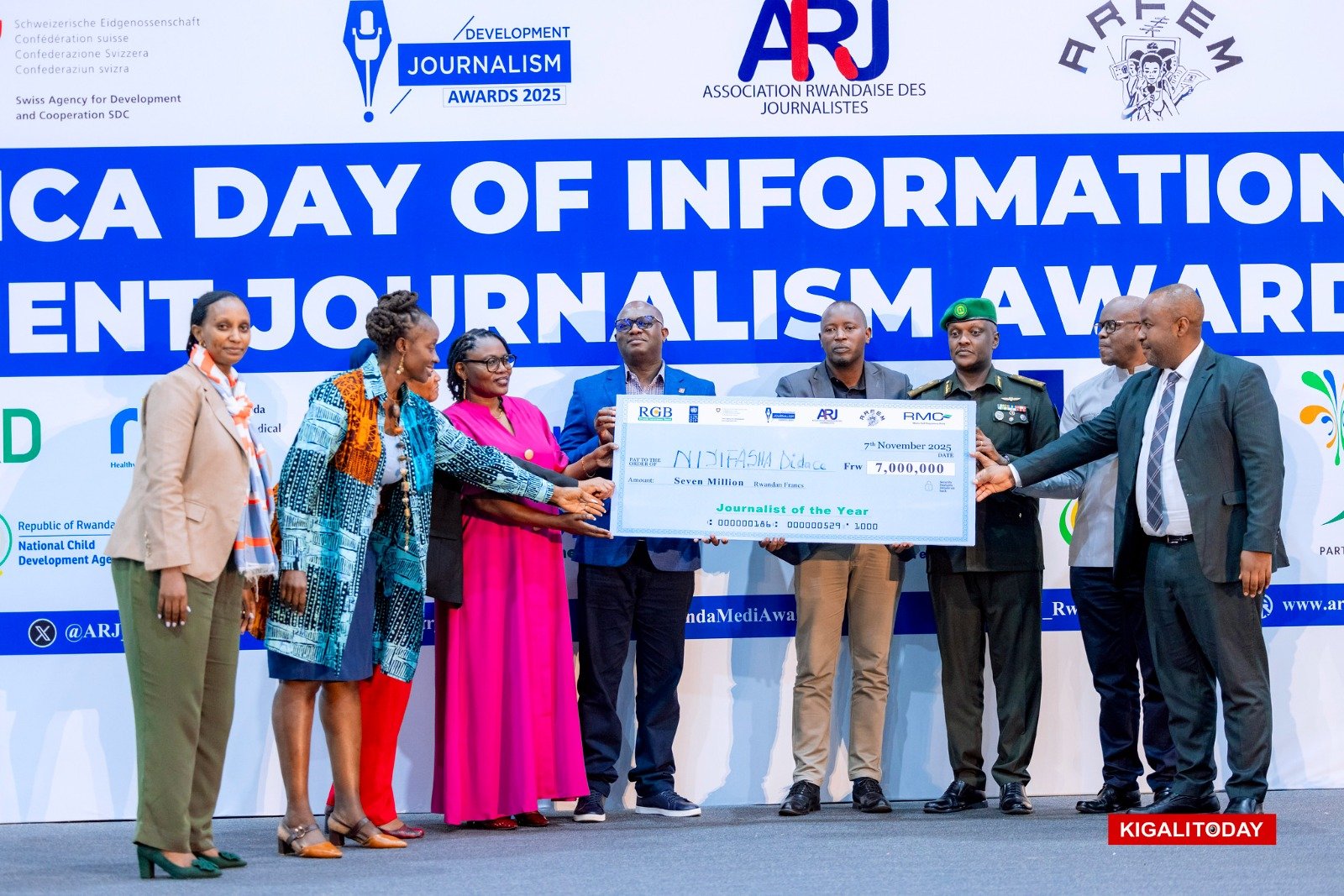 Umunyamakuru w'umwaka yabaye Niyifasha Didas