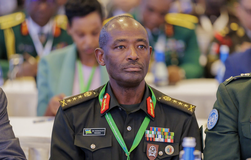  Umugaba mukuru w'Ingabo z'u Rwanda, Lt Gen Mubarakh Muganga
