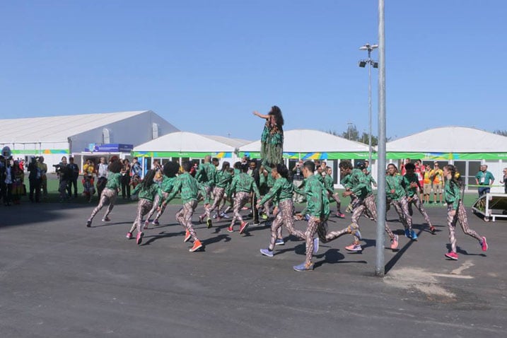 Habaye n'ibirori byiganjemo umuco gakondo wo muri Brazil