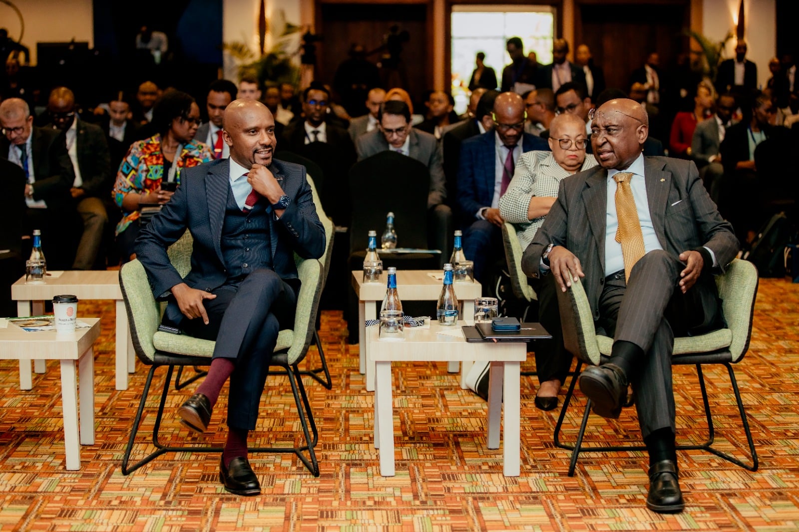 Dr. Donald Kaberuka na Pierre Celestin Rwabukumba