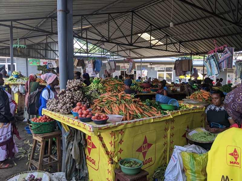 Mu isoko ry'ibiribwa rya Musanze bigaragara ko abaguzi atari benshi cyane
