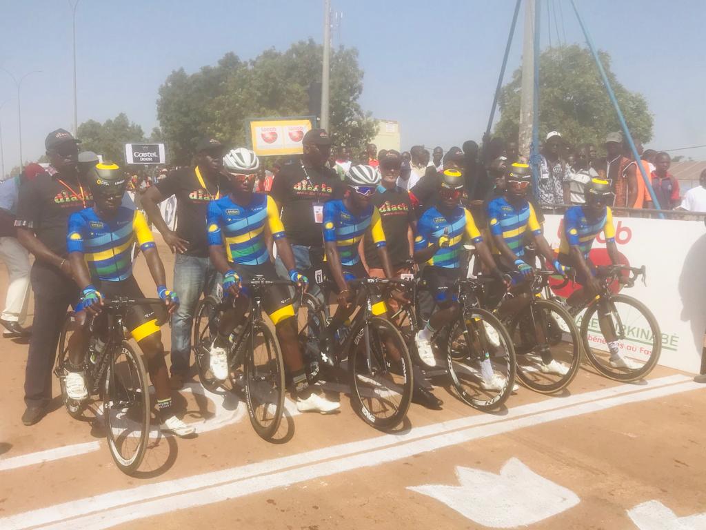 Team Rwanda mbere yo guhaguruka