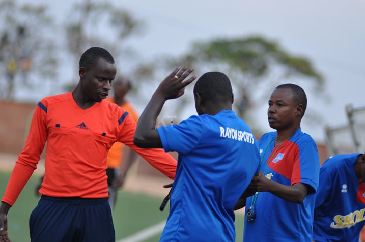 Abdu Mbarushimana aha yari gufatanya na Habimana Sosthene mu ikipe ya Rayon Sports