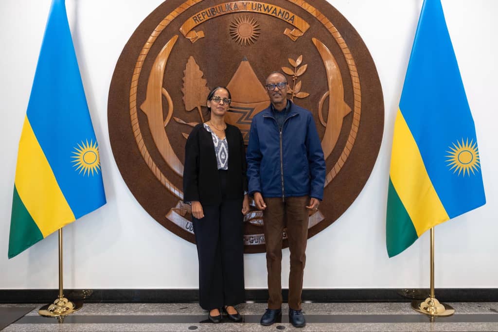 Paul Kagame na Sewit Ahderom 