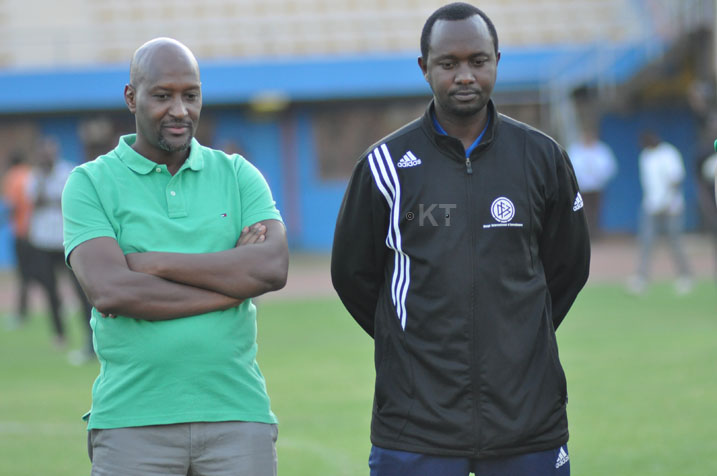 Perezida wa Ferwafa Nzamwita Vincent na Mashami Vincent umutoza wungirije