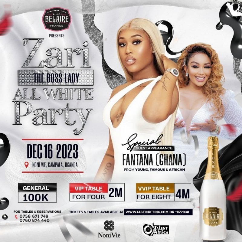 Fantana na we yatumiwe muri ibi birori