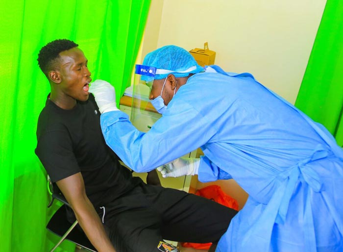 Omborenga Fitina ubwo yapimwaga