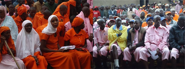 Abagororwa bo muri gereza ya Miyove bari kwigishwa gahunda ya “Ndi Umunyarwanda”.