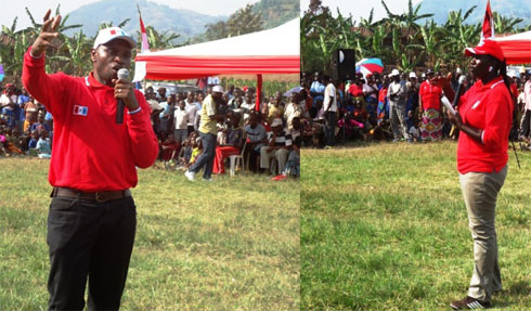 Abakandida 2 ba RPF bari aho,aribo Julienne na Erneste batangarije abaturage icyo gutora umuryango RPF bivuze mu iterambere ry'igihugu.