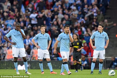 Abakinnyi ba Manchester City ntibabyumva.