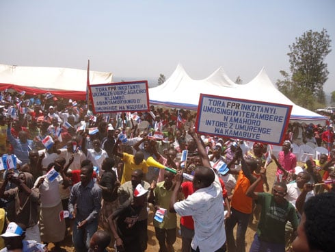 Abanyamuryango ba FPR-Inkotanyi bacinye akadiho karahava.