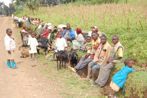 Abaturage bavuye mu byabo Kibumba no muduce tuhakikije baje mu Rwanda.
