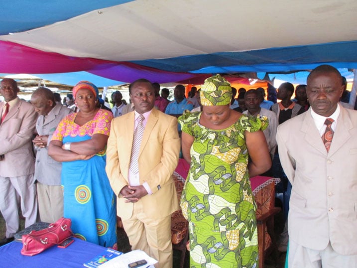 Abayobozi batandukanye bitabiriye igiterane cy'impuza matorero.