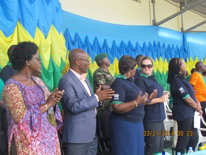 Abayobozi bitabiriye gutangiza igikorwa cyo kwigisha urubyiruko ubuzima bw