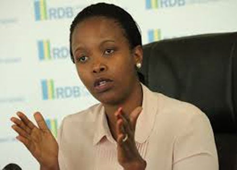 Claire Akamanzi ukuriye RDB, ikigo u Rwanda rwashyizeho ngo cyivugurure ishoramari hagamijwe iterambere.