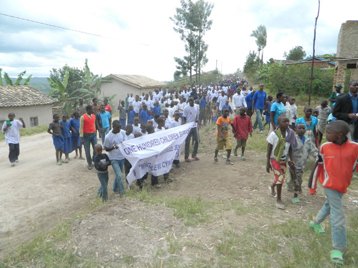 Bakoze urugendo rwo kwibuka.