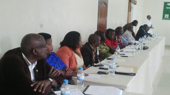 Bamwe mu bayobozi bari muri iyi nama nyunguranabitekerezo hagati y