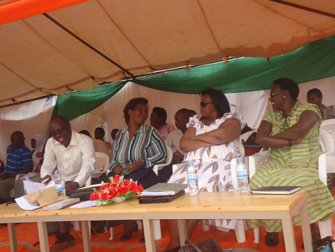 Bamwe mu bayobozi batanze ibiganiro muri ubu bukangurambaga.