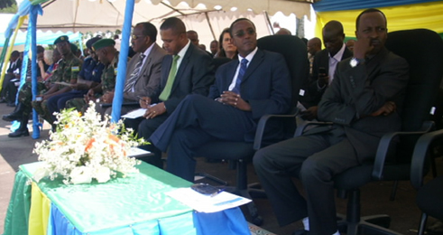 Bamwe mu banyacyubahiro bitabiriye uwo muhango