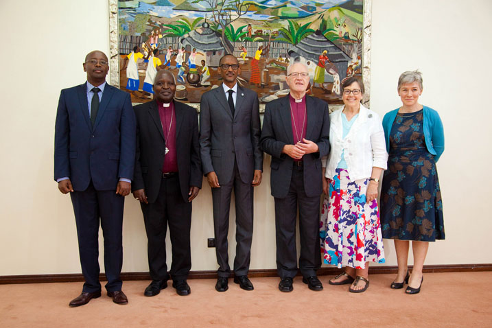 Mu biganiro bagiranye na perezida w'u Rwanda bavuganye no kongera ibikorwa bya TEARFUND mu Rwanda.