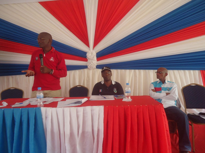 Chairman w'umuryango FPR Inkotanyi mu karere ka Rusizi Oscar NZEYIMANA yizeza inkunga abazakorera hamwe bagamije kwiteza imbere.