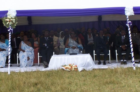 Umuhango wo gufungura urwibutso rwa Cyanika witabiriwe n'abanyacyubahiro batandukanye.