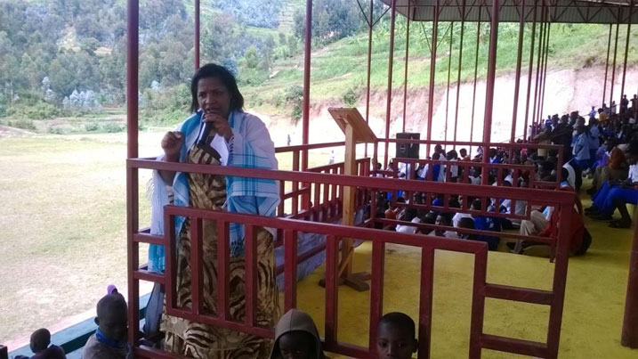 Depite Mureshyankwano yasabye abana b'iki gihe guharanira kuba intwari.