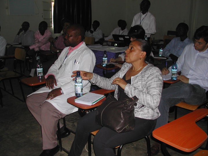 Dr Nicole Curti Kanyoko avuga ko bishimiye uko inkunga BTC itanga ikoreshwa.