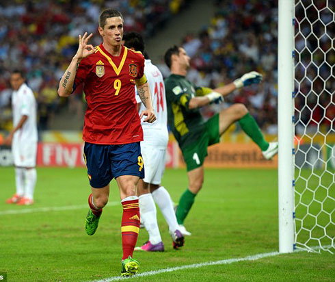 Fernando Torres yatsinze ibitego bine muri uwo mukino.