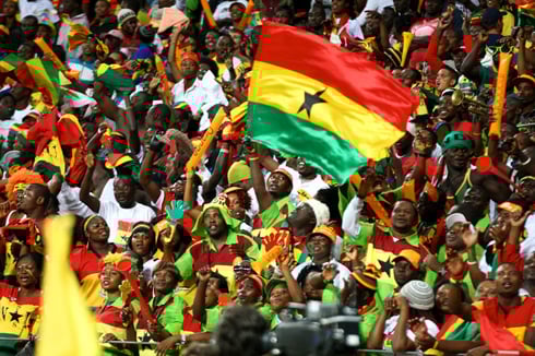 Ibyishimo byari byose mu bafana ba Ghana ubwo yatsindaga Cap Verde.