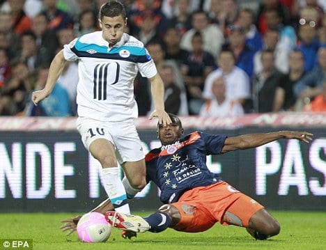 hazard akiri umukinnyi wa Lille.
