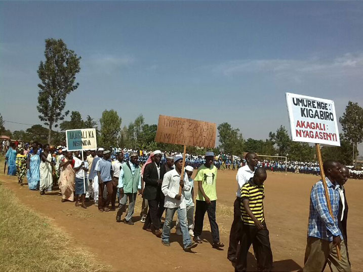 Imirenge itandukanye mu karere ka Rwamagana yishimiye kwibohora.