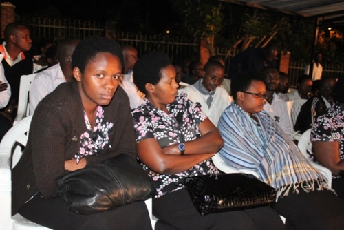 Bamwe mu bari bitabiriye ikiriyo cyabereye ku cyicaro cy