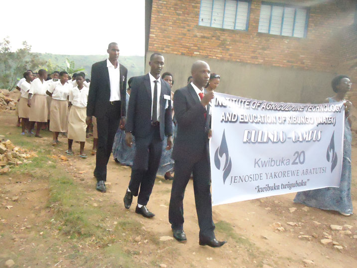 INATEK campus ya Rulindo ku nshuro ya mbere yibutse Abatutsi bazize Jenoside.