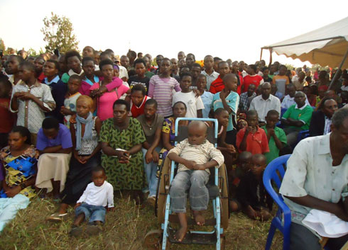 Igiterane cyitabiriwe n'abaturage batari bake.