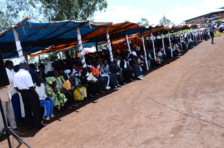 Imbaga nyamwinshi yitabiriye gutangiza icyumweru cyo kwibuka Jenoside yakorewe Abatutsi.