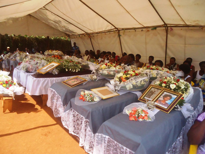 Imibiri 38 yashyinguwe mu cyubahiro mu rwibutso rwa jenoside rwa Sovu ruri mu murenge wa Kigabiro mu karere ka Rwamagana.