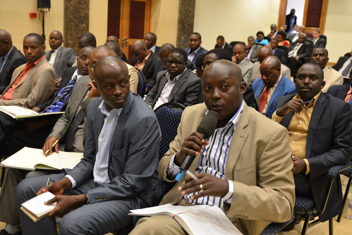 Inama yitabiriwe n'bayobozi bose b'uturere.