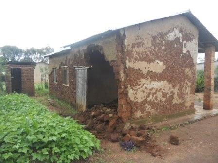 Imwe mu mazu yasanwe mu kagari ka Nyamugari mu karere ka Kamonyi.