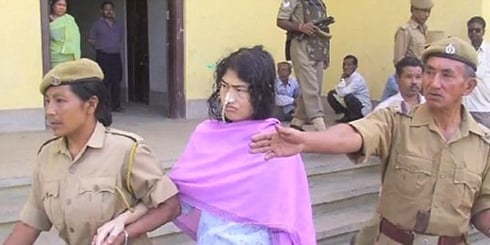 Irom Sharmila ajyanywe kwa muganga ku ngufu n