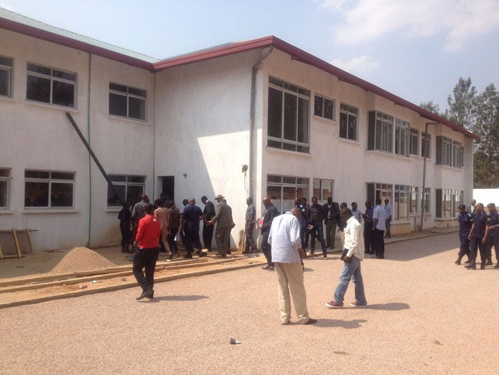 Inzu iri kubakwa ikazakorerwamo n'ikigo Kigali Forensic Laboratory.