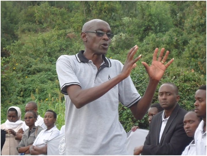 Jean Marie Vianney Gashugi ati "Nzaharanira ko uru rwibutso nubatse ruhaguma kuko rudahari abahenda bakwibagirana."